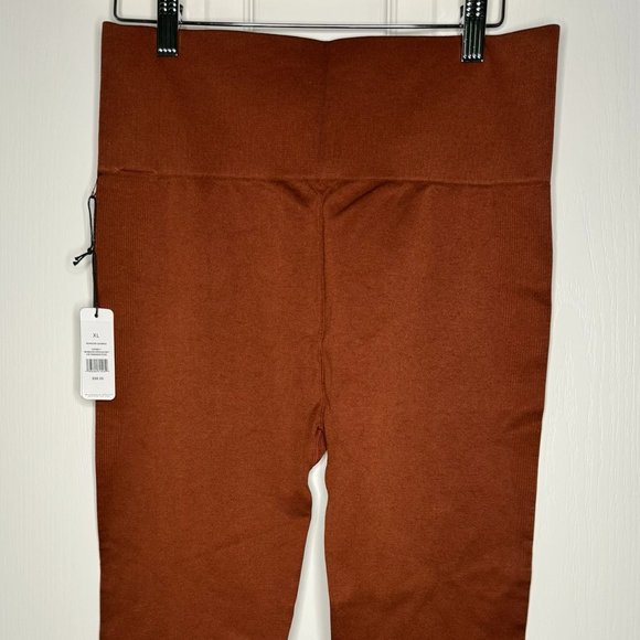 NWT WeWoreWhat Seamless Circular Knit Cinnamon Stick Leggings XL Revolve - Picture 7 of 10